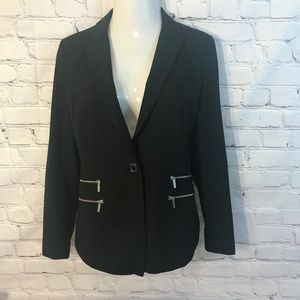 MICHAEL Michael Kors Womens Jacket Size 8 Black